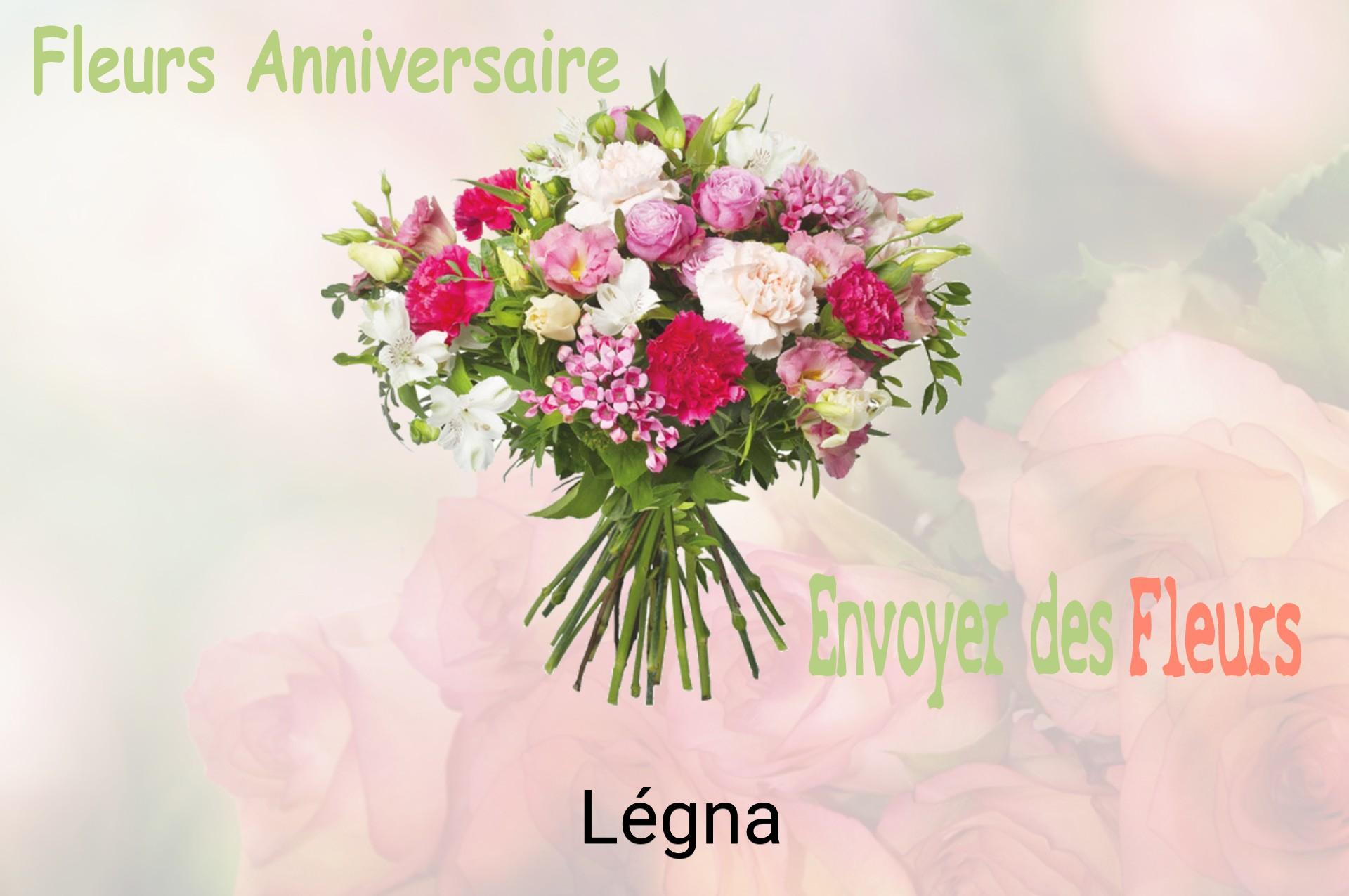 Bouquet de fleurs d’anniversaire livré à Légna